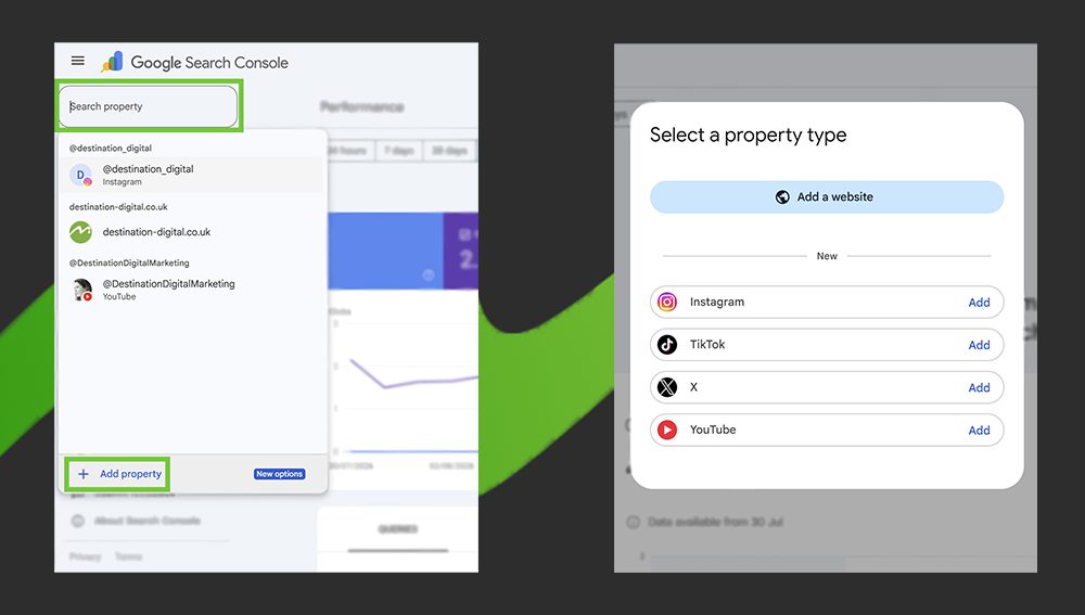 How to add Platform Properties to Google Search Console